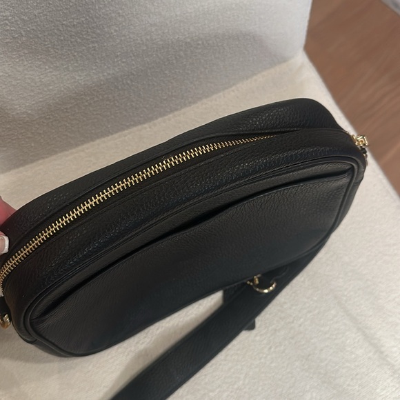 Coach Pebbled Black Crossbody Bag - Picture 3 of 6